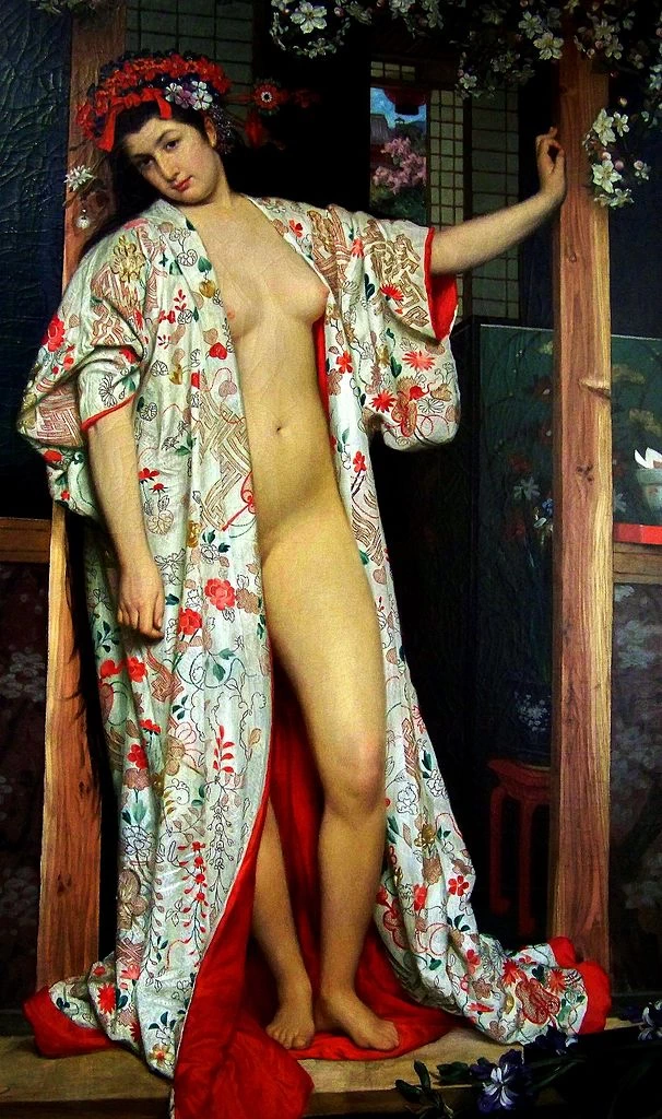 James Tissot - La giapponese al bagno, 1864, Musée des Beaux, Arts de Dijon